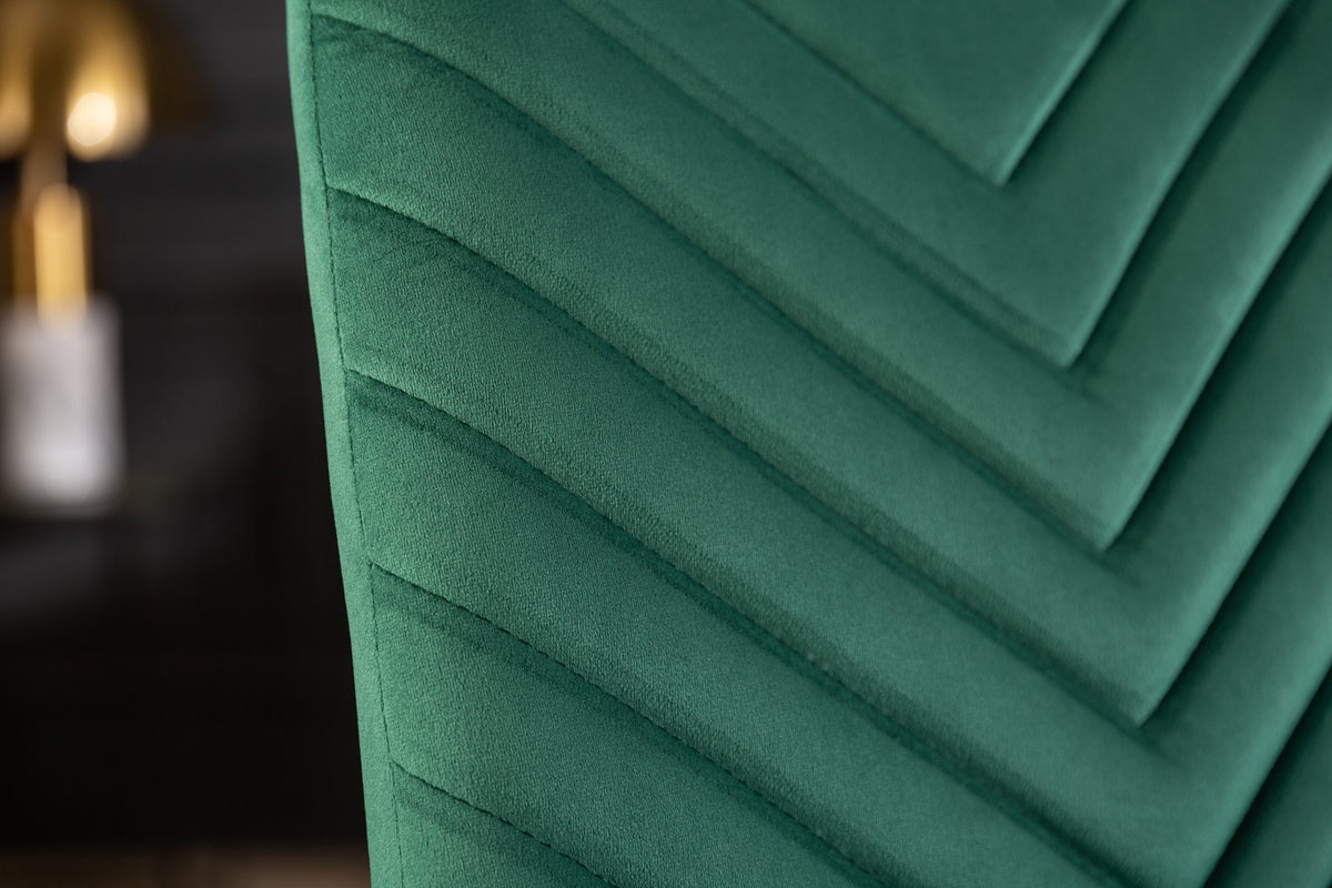 Szék - AMAZONAS zöld bársony szék