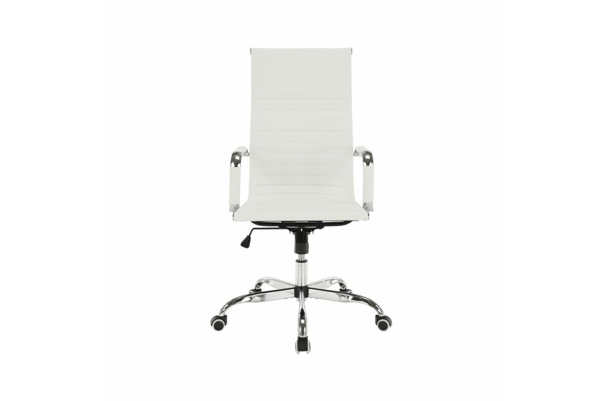 Irodai szék - AZURE fehér ökobőr irodai szék