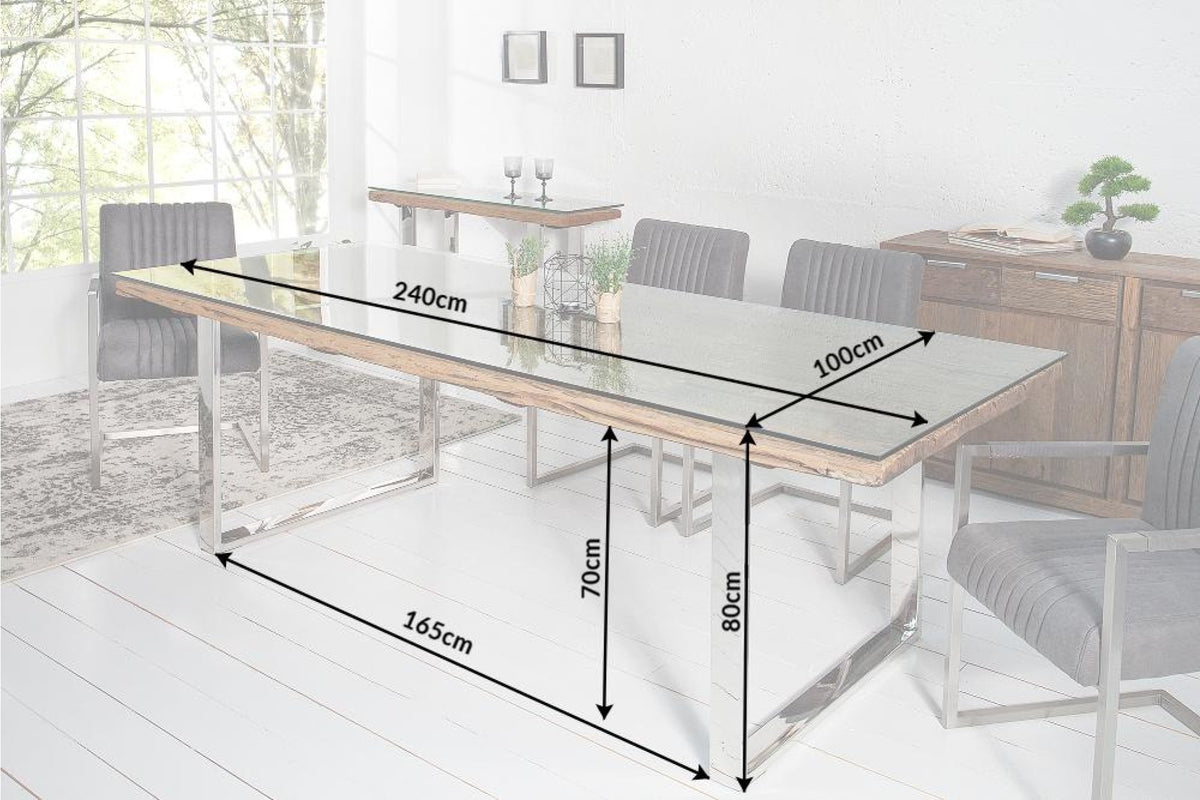 Étkezőasztal - BARRACUDA étkezőasztal 240 cm