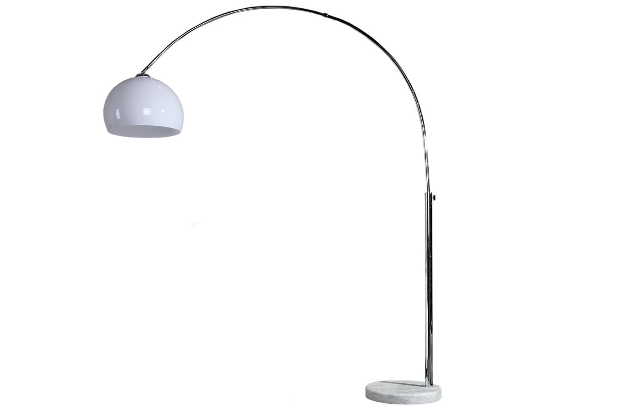 Állólámpa - BIG BOW II fehér állólámpa 170-210 cm
