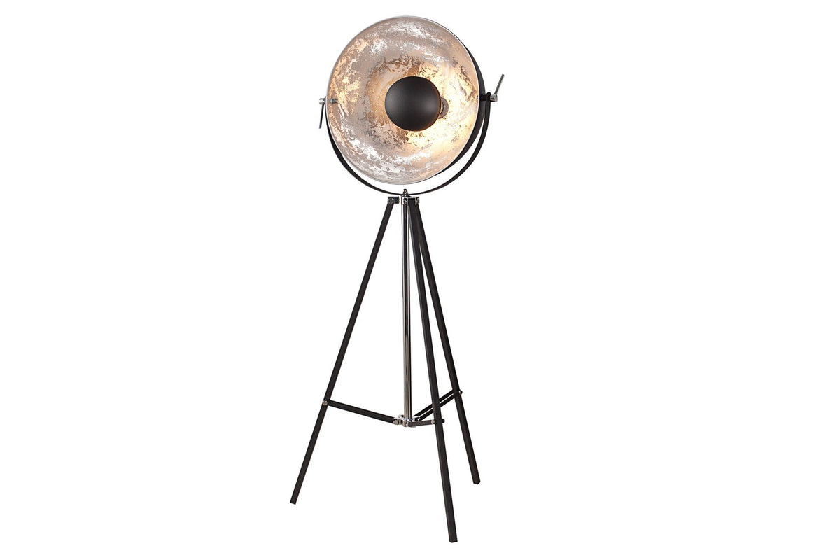 Állólámpa - BIG STUDIO fekete és ezüst állólámpa 160cm