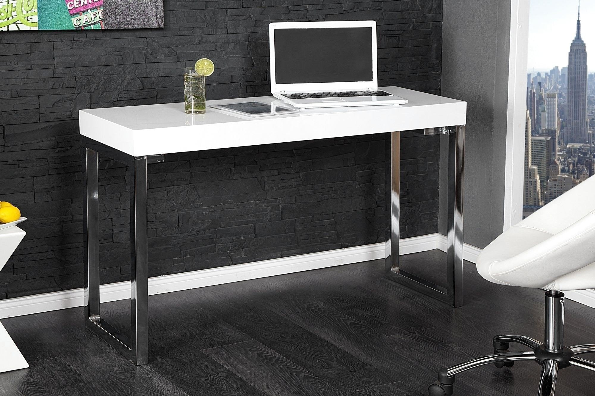Íróasztal - CONNIE fehér íróasztal 120cm