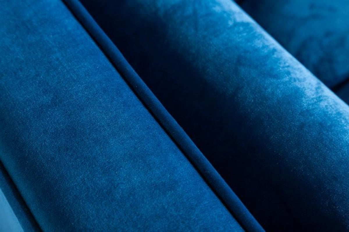Kanapé - COZY VELVET kék kanapé
