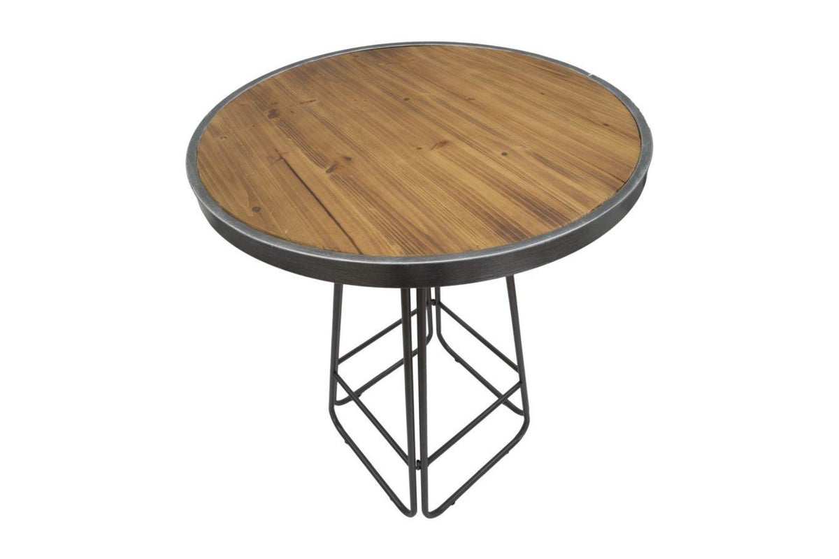 Bárasztal - DUBLIN szürke és barna vas bárasztal