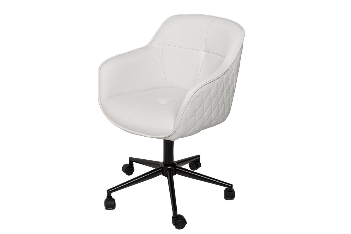 Irodai szék - EUPHORIA fehér műbőr irodai szék