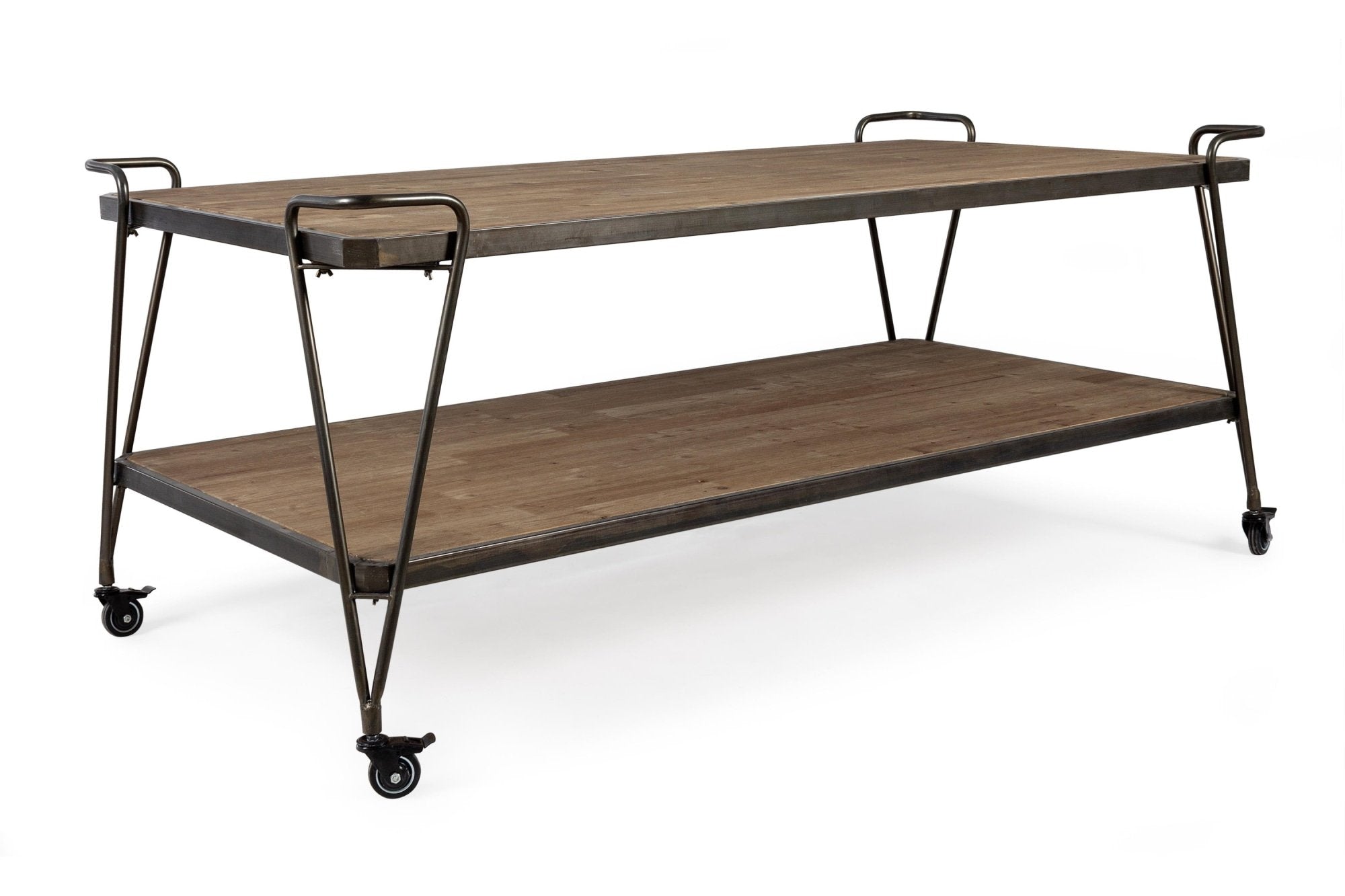 Kiállító asztal - EXHIBITOR 2 szintes kiállító asztal kerekekkel