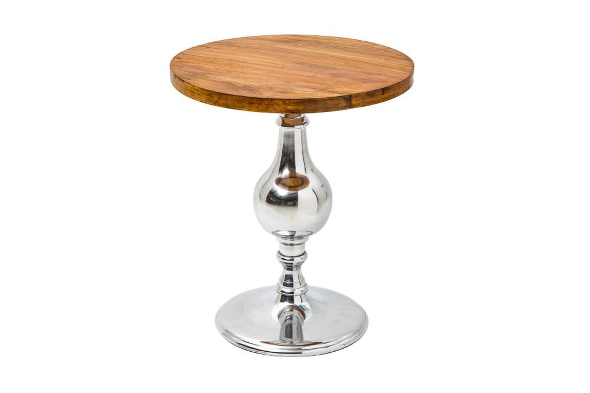 Lerakóasztal - EXTRAVAGANCIA barna mangófa lerakóasztal 51x51x60
