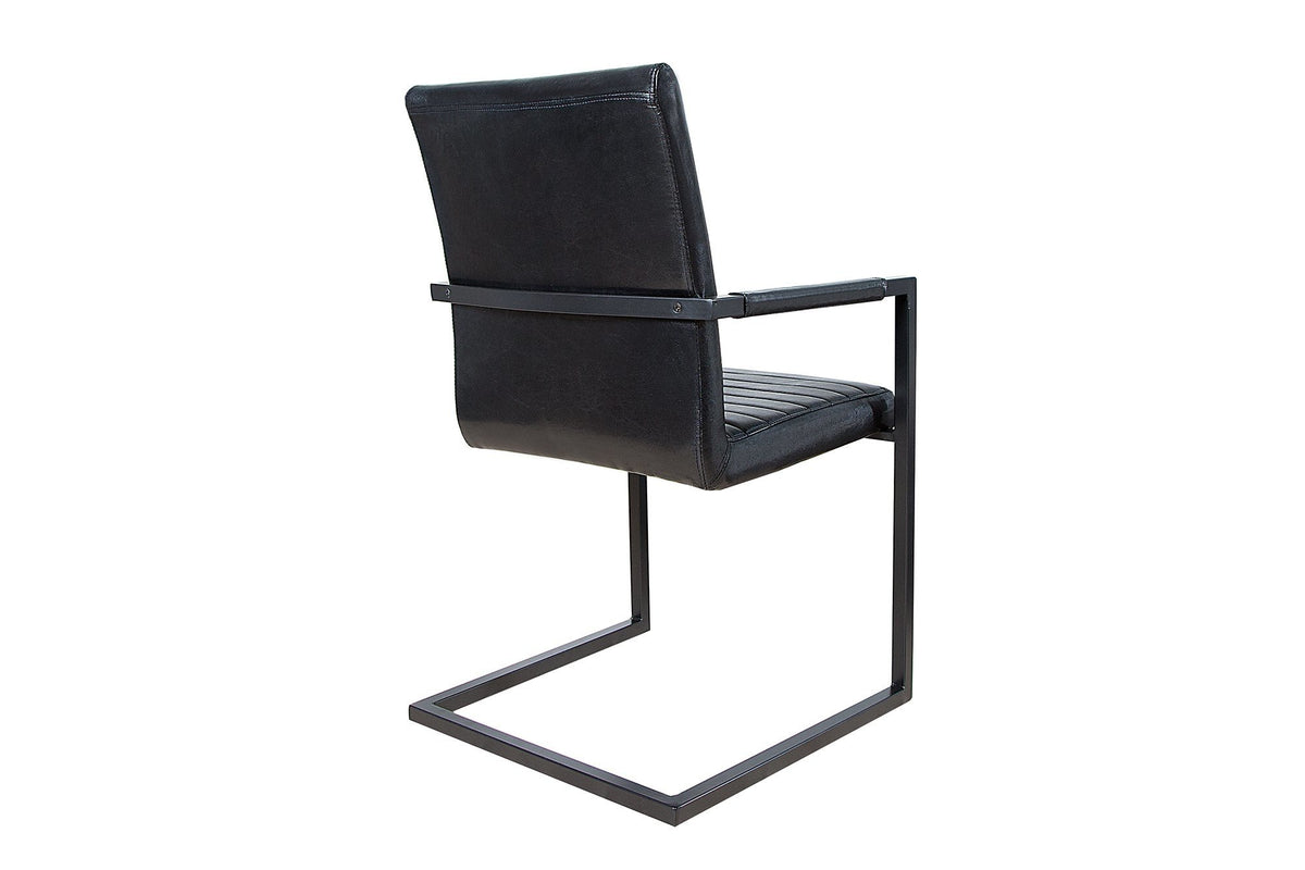 Szék - IMPERIAL fekete szék fekete lábakkal