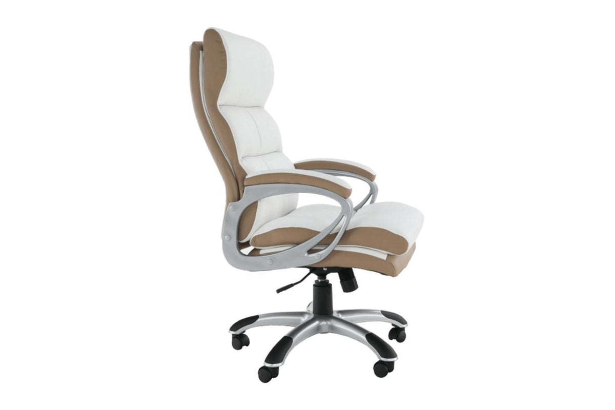 Irodai szék - KOLO fehér ökobőr irodai szék