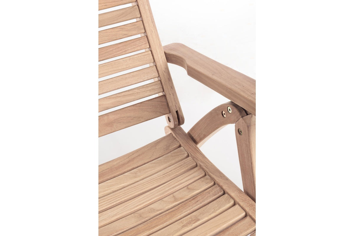 Kerti szék - MARYLAND III barna tikfa kerti szék