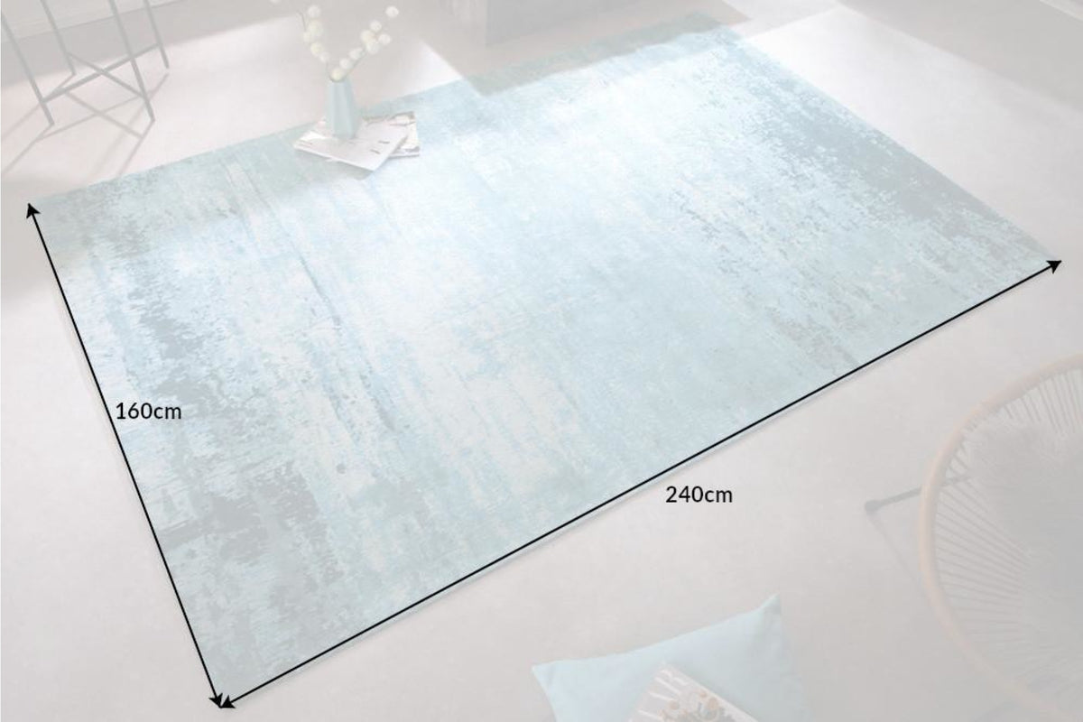 Szőnyeg - MODERN ART türkiz szövet szőnyeg 240cm