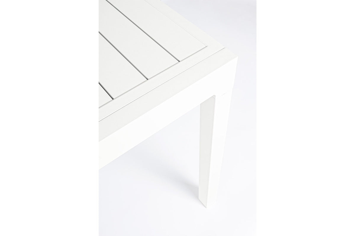 Kerti asztal - PELAGIUS fehér alumínium 10 személyes kerti asztal