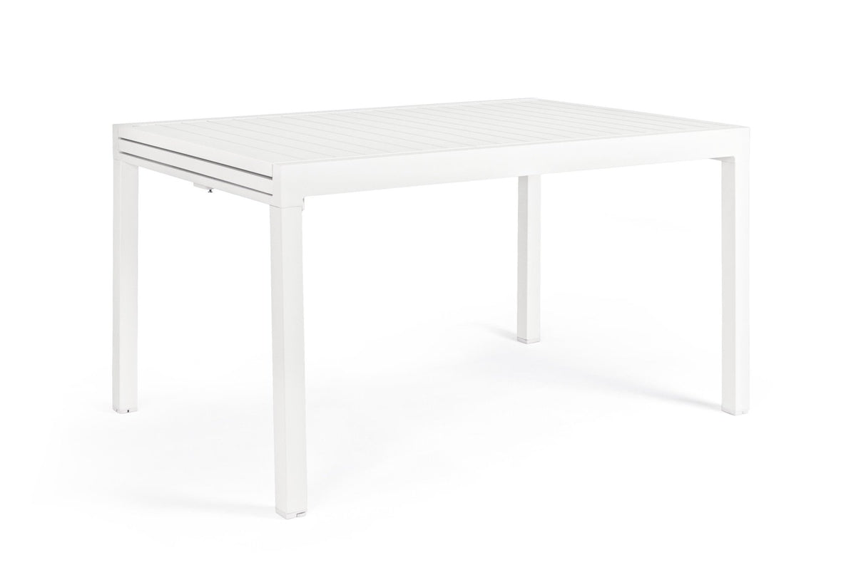 Kerti asztal - PELAGIUS fehér alumínium 10 személyes kerti asztal