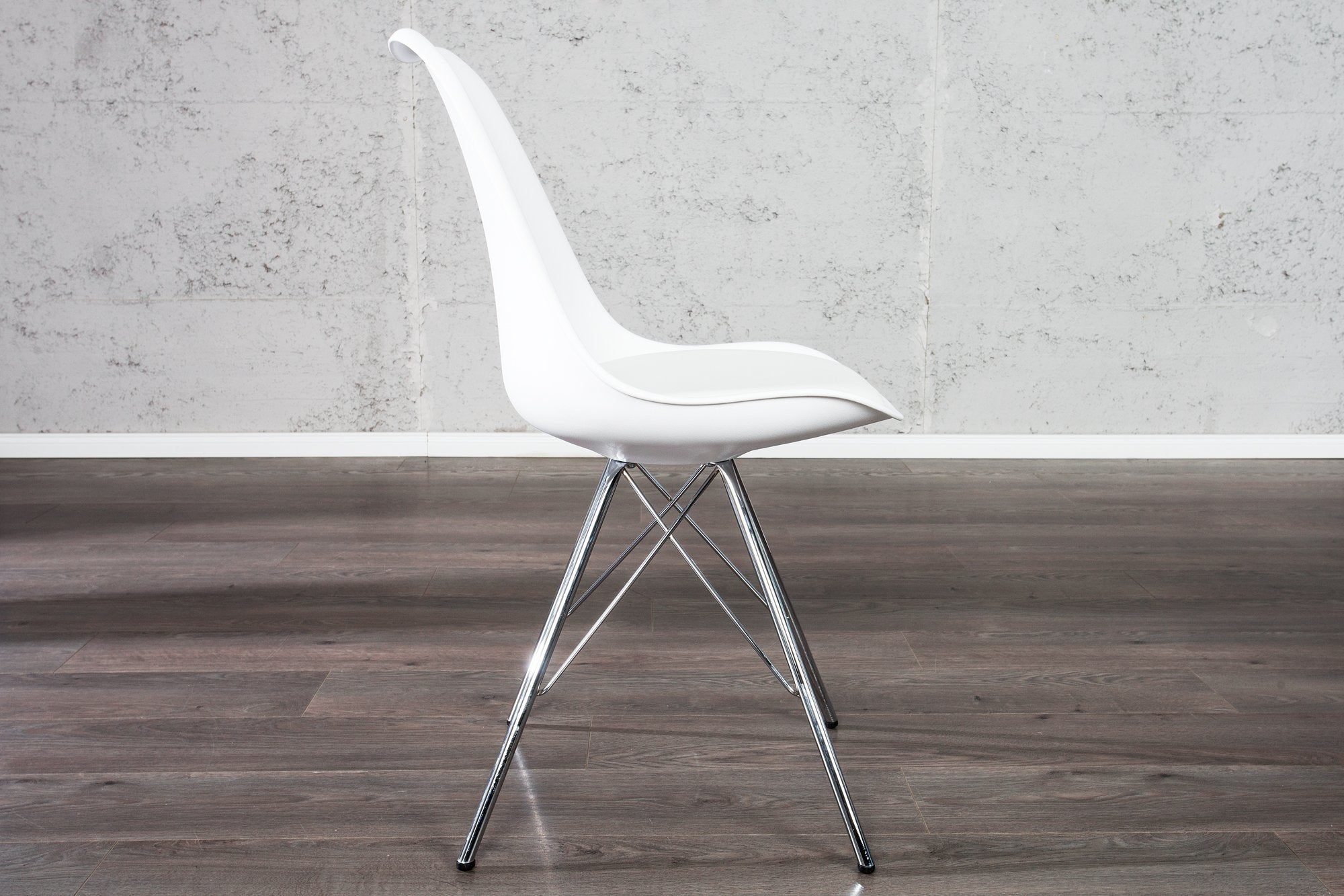 Szék - SCANDINAVIA retro fehér szék