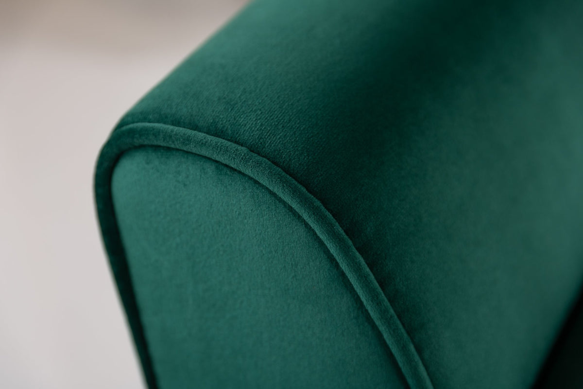 Ülőpad - SCARLETT zöld bársony ülőpad