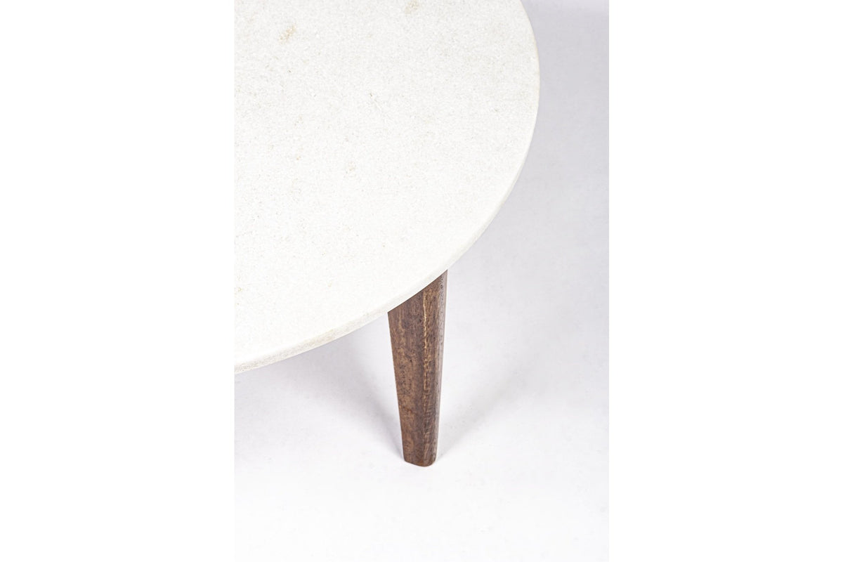 Lerakóasztal - SYLVESTER márvány lerakóasztal 60cm átmérő