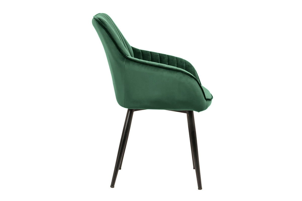 Szék - TURIN zöld karfás szék