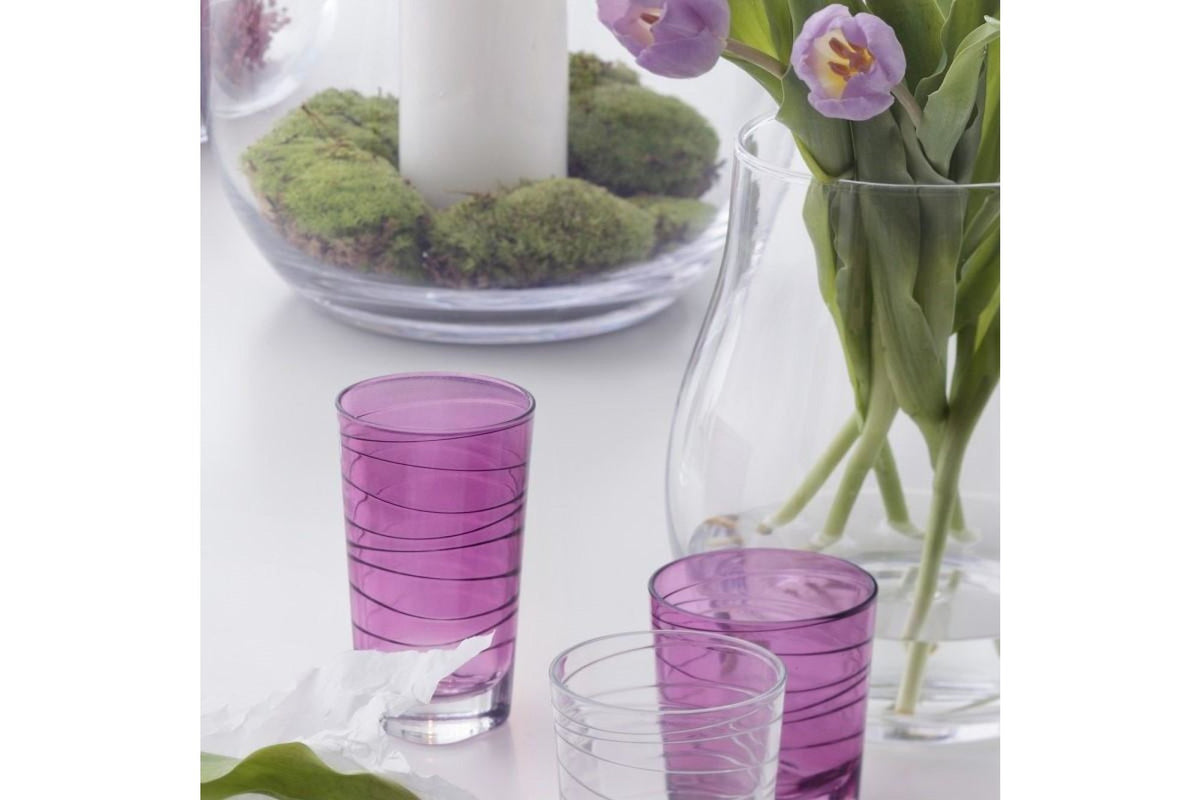 Vizespohár - VARIO pohár üdítős 280ml lila - Leonardo