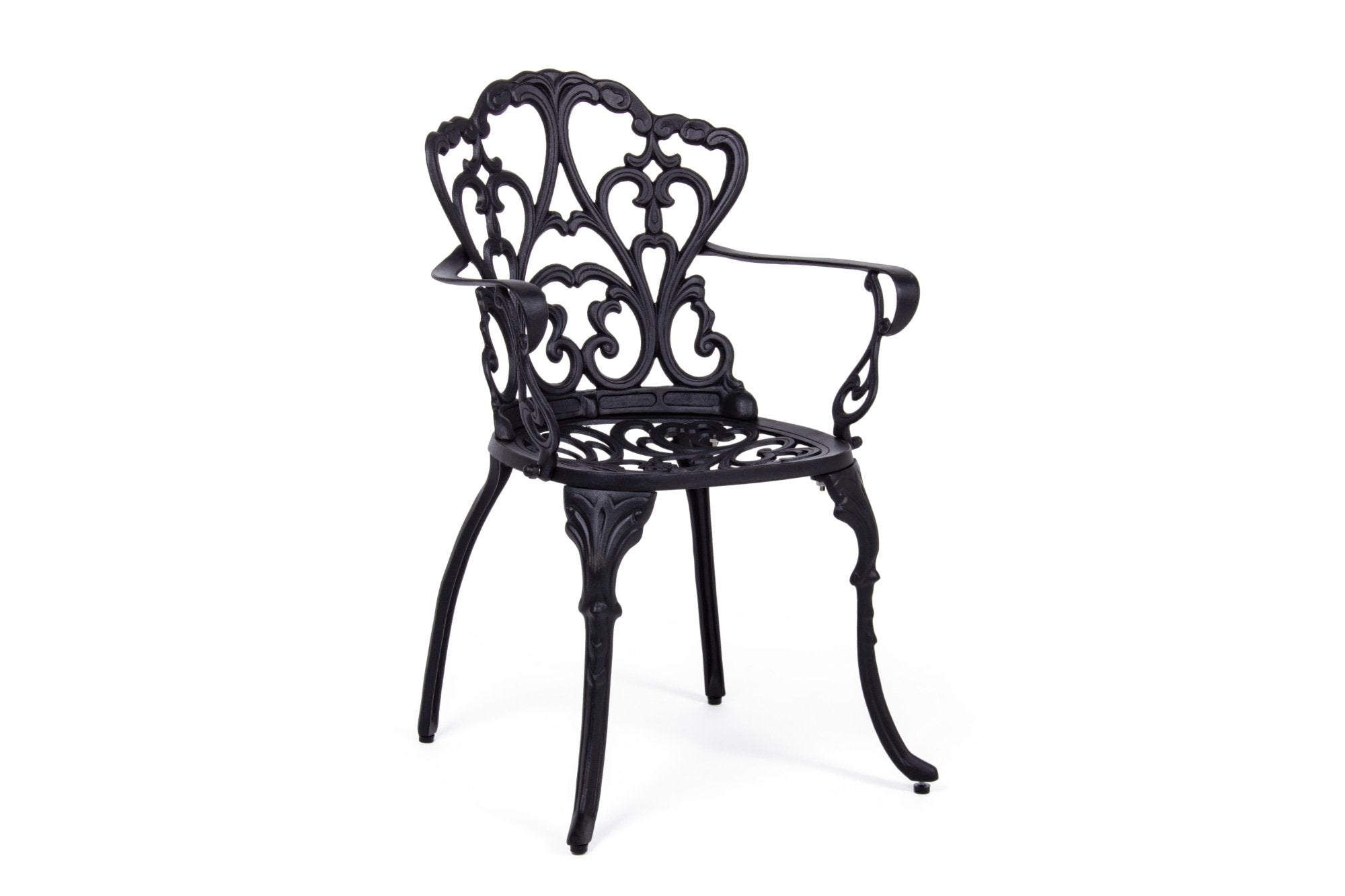 Kerti szék - VICTORIA fekete alumínium kerti szék