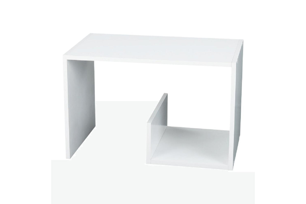 Lerakóasztal - VOLKER fehér mdf lerakóasztal