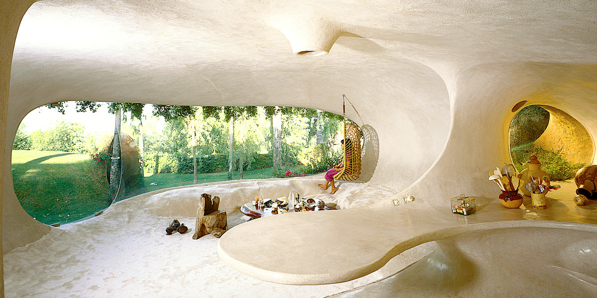 Egy modern barlang otthon Mexikóban