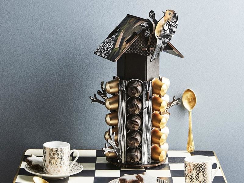 3D csináld magad kávékapszula tartó fából