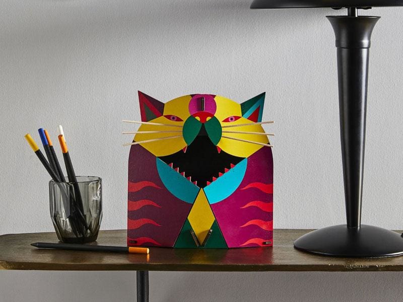 3D csináld magad macska dekoráció fából