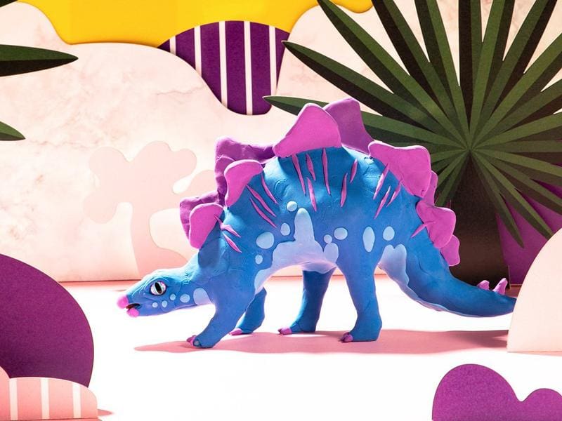 3D gyurma dínó puzzle