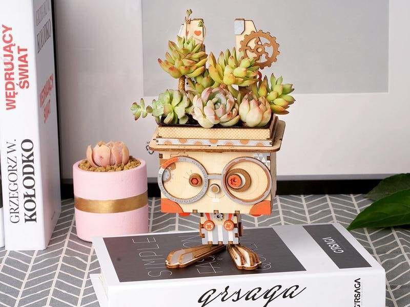 3D összeszerelhet puzzle virágtartó