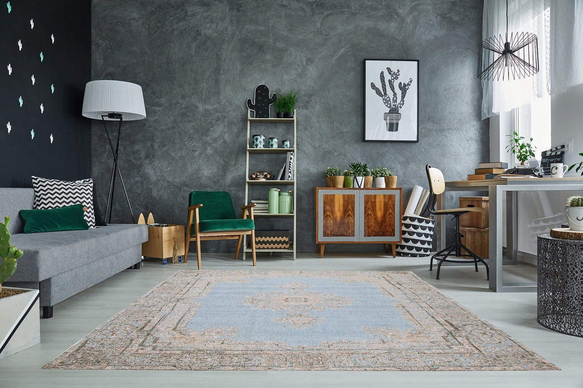 LEVANTE kék és bézs szőnyeg 240cm