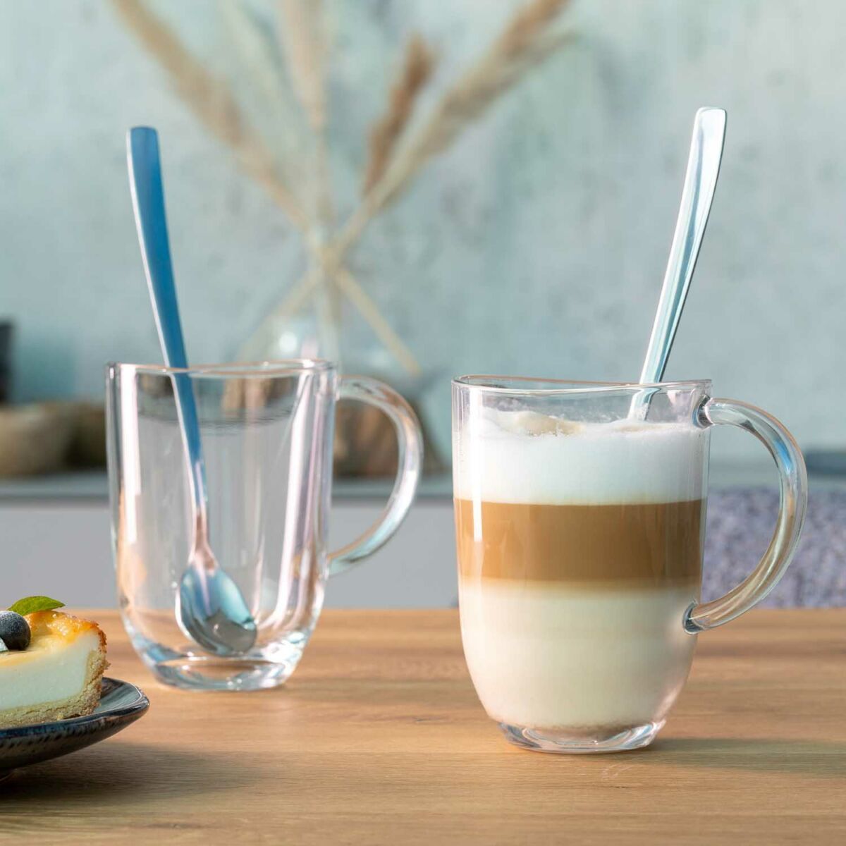 LEONARDO NAPOLI latte macchiatós szett kanállal 2személyes 4részes