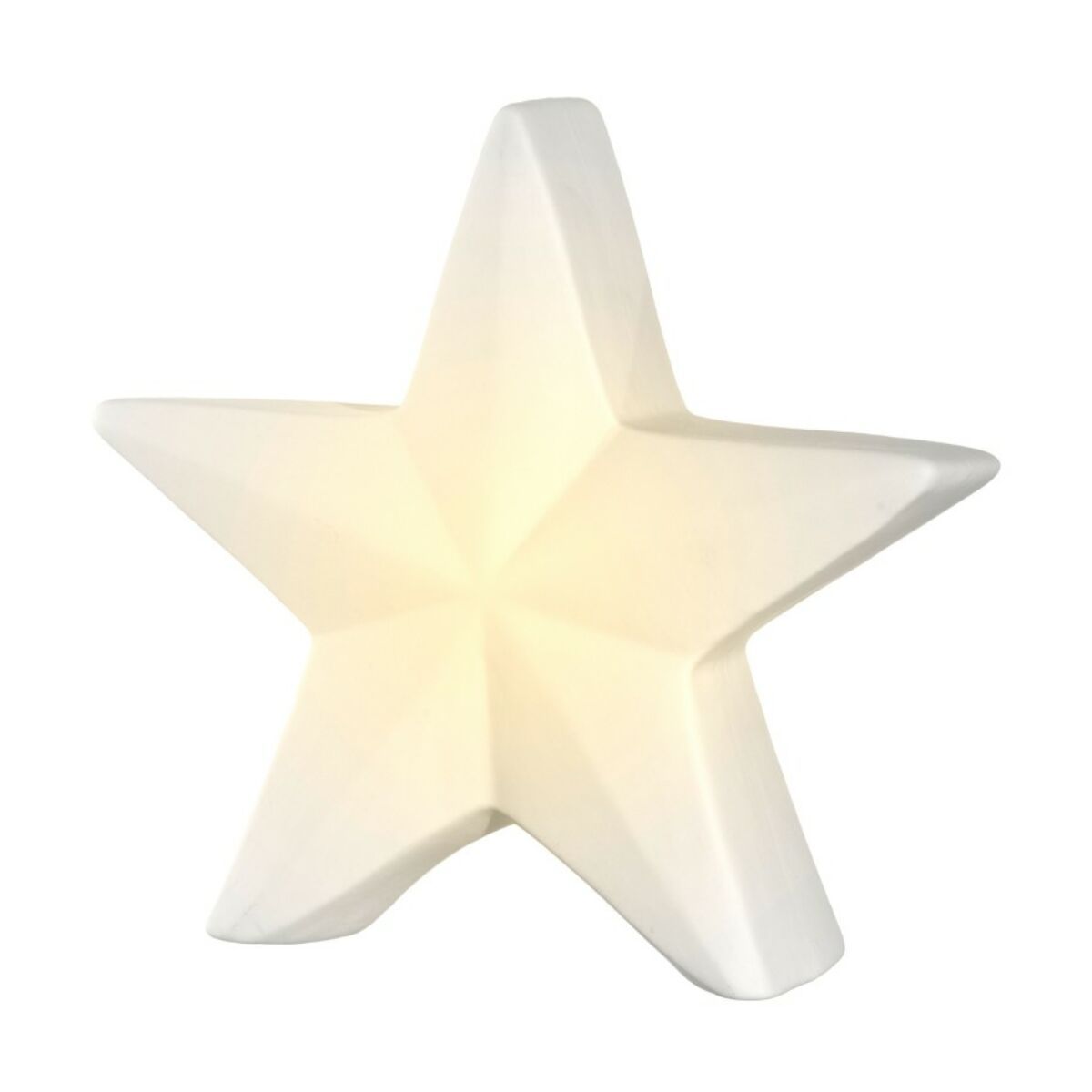LEONARDO CANDELA porcelán csillag led világítással 19cm