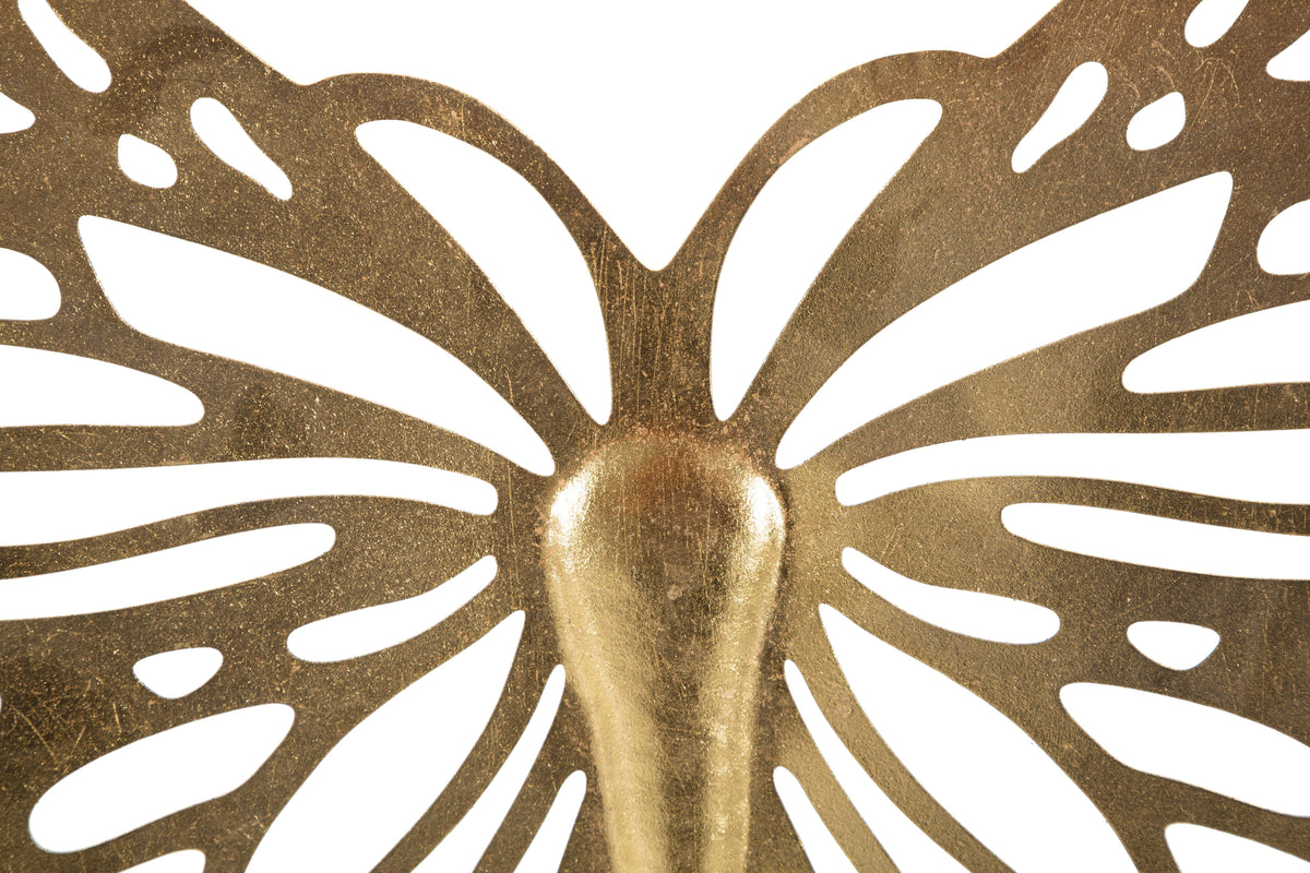 BUTTERFLY C arany vas fali dekoráció