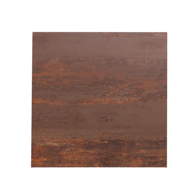CORTEN barna kompozit kerti asztallap
