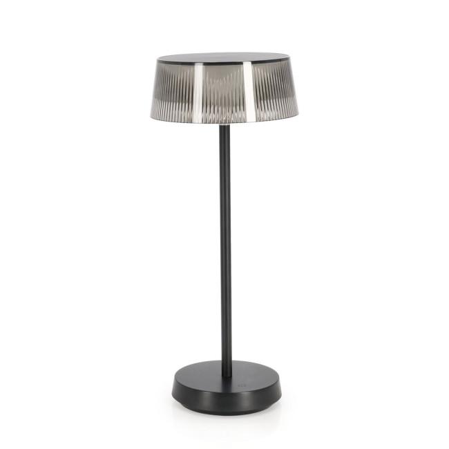 CARAL szürke polikarbonát asztali kerti lámpa