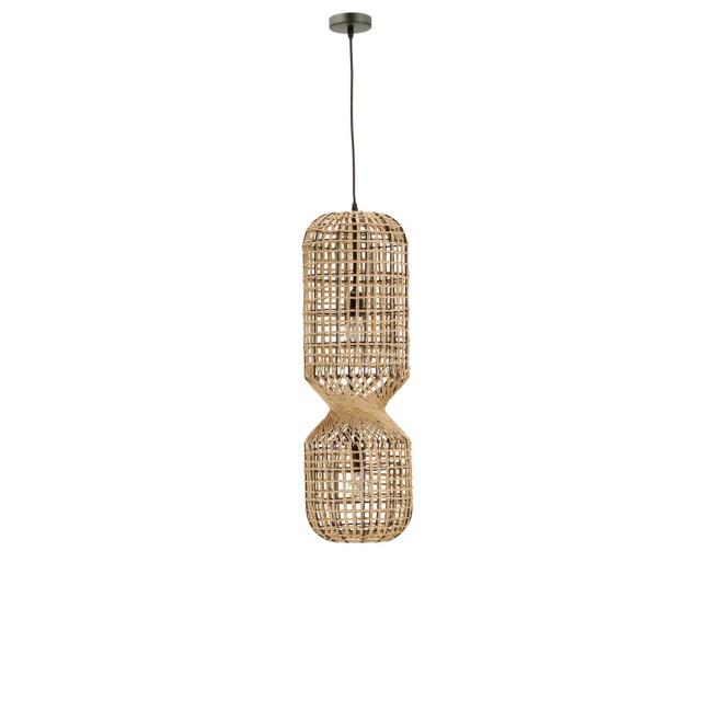 MALABO bézs fém függőlámpa