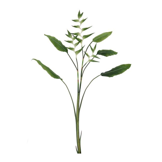 ELICONIA zöld műanyag művirág