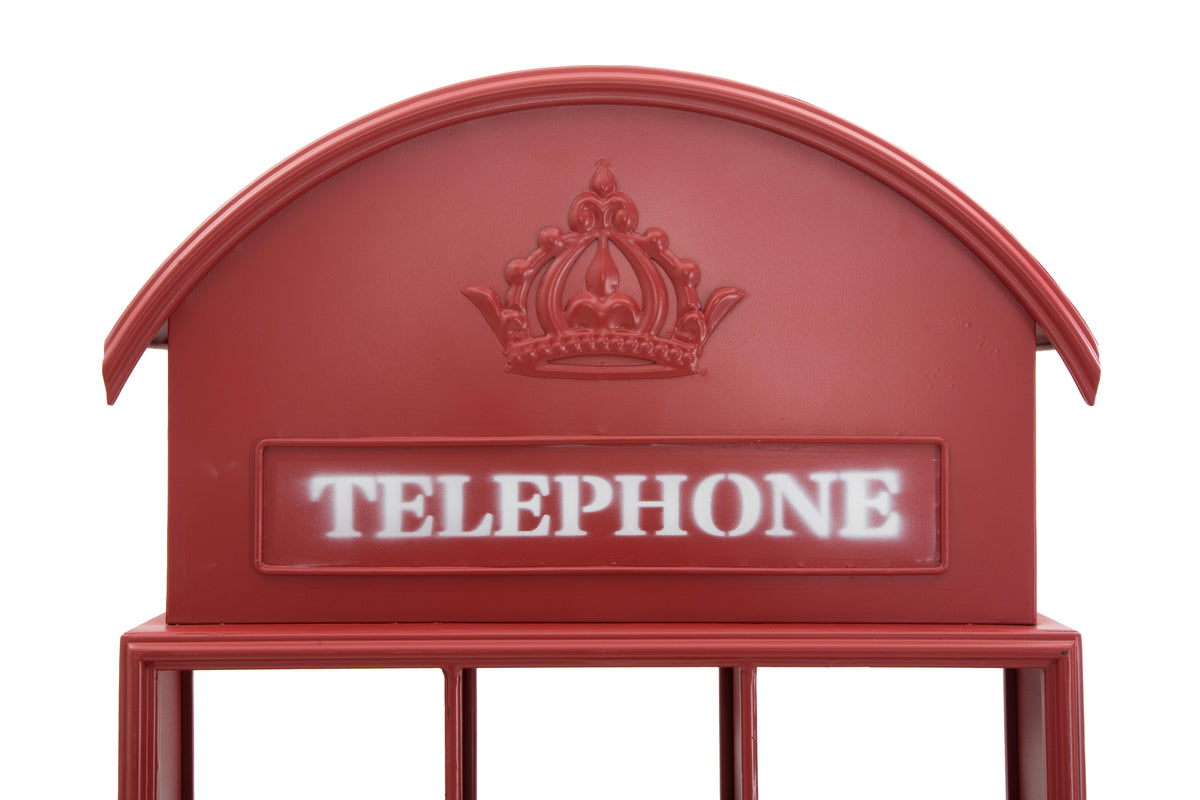 TELEPHONE BOX piros vas falipolc