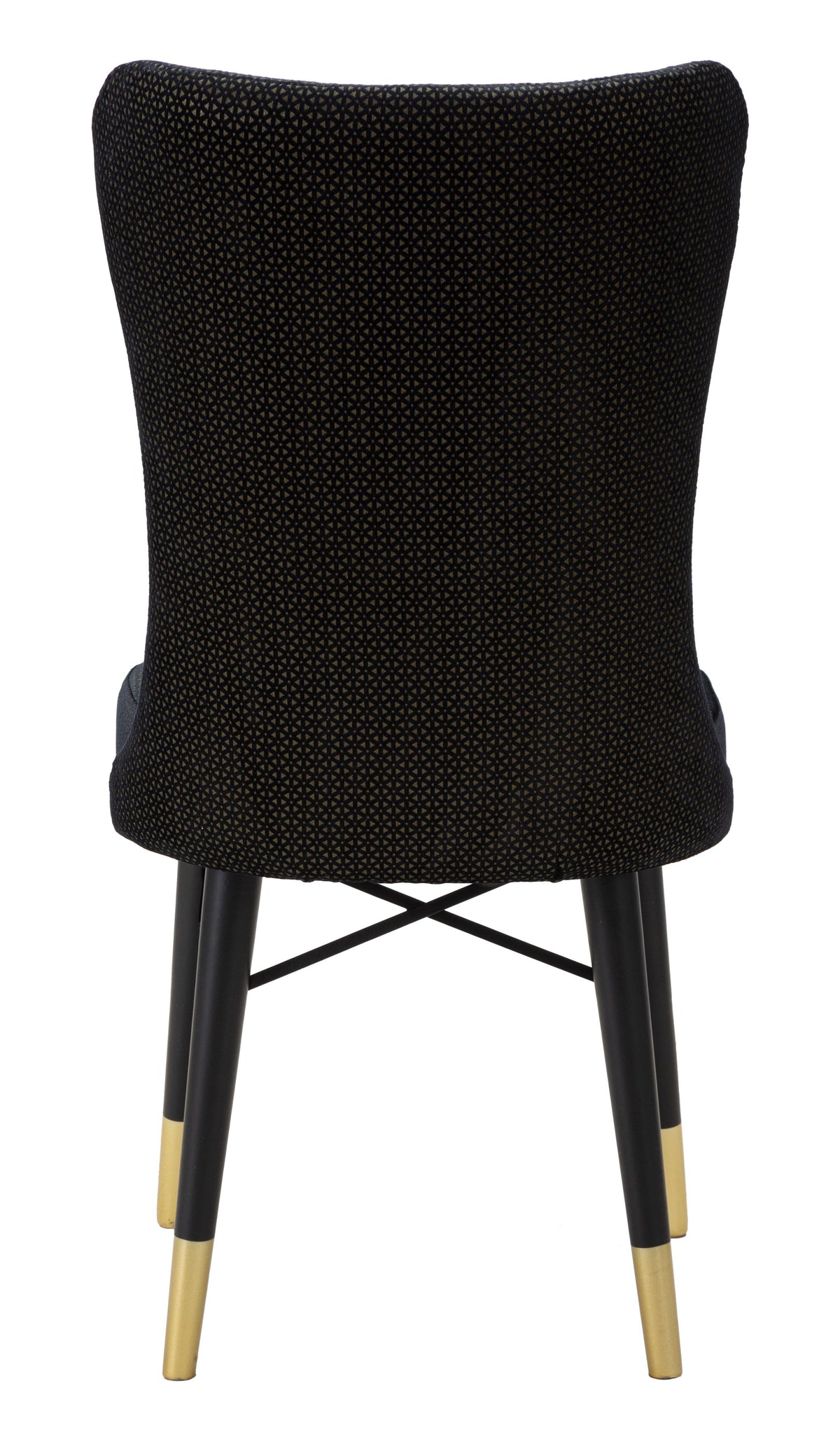 MIMOZA fekete bársony szék