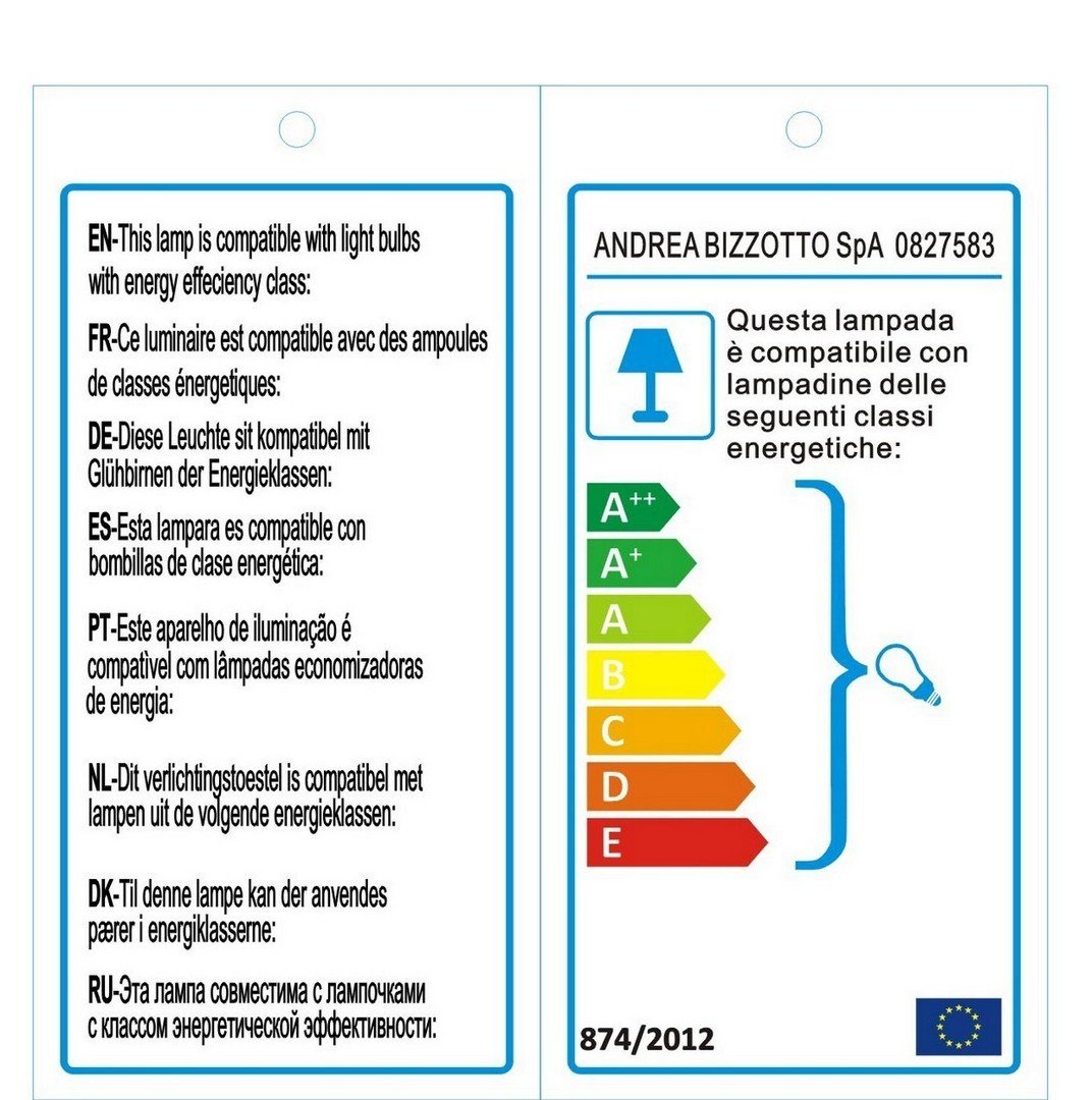 BASTIA bézs acél csillár