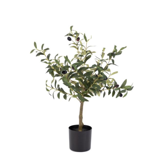 OLIVE sárga műanyag művirág