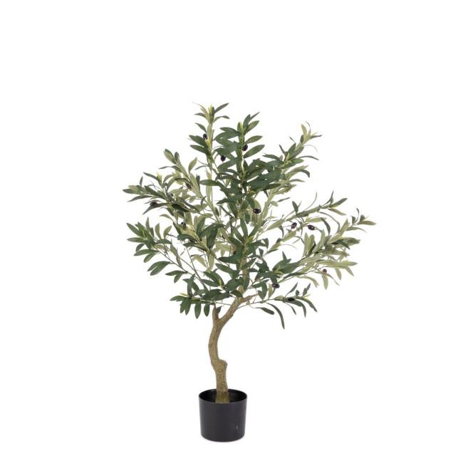 OLIVE sárga műanyag művirág