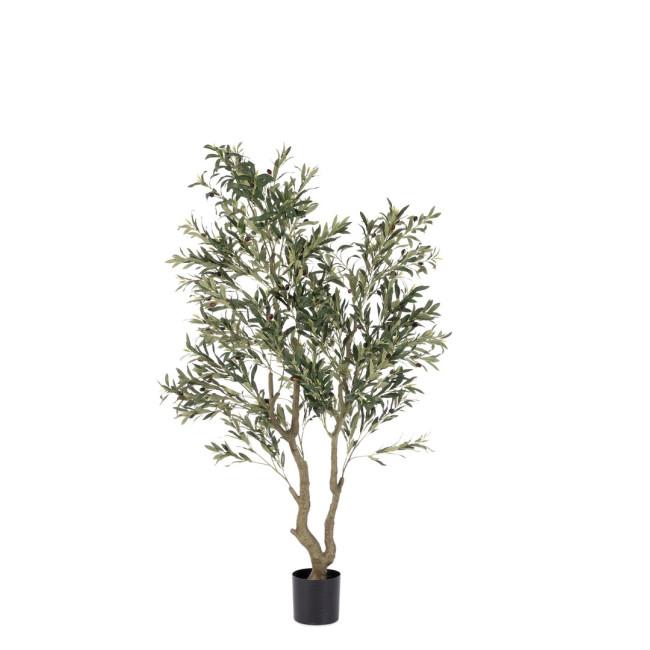 OLIVE zöld műanyag művirág
