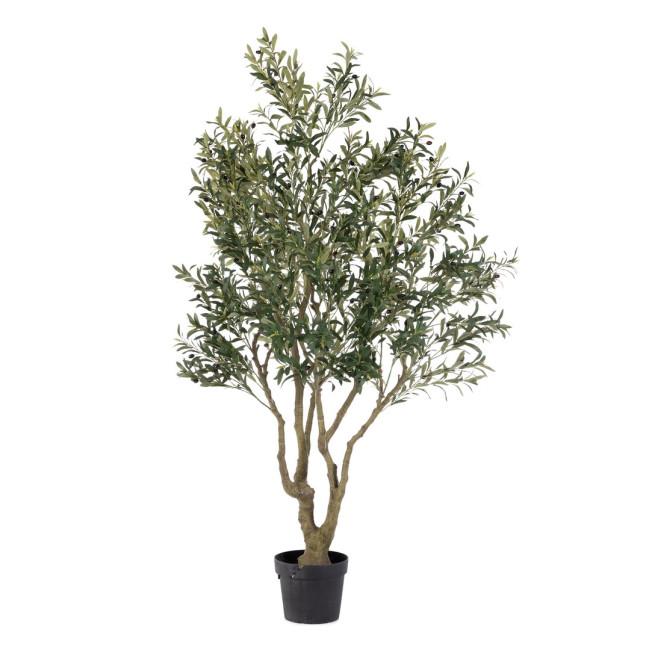 OLIVE zöld műanyag művirág