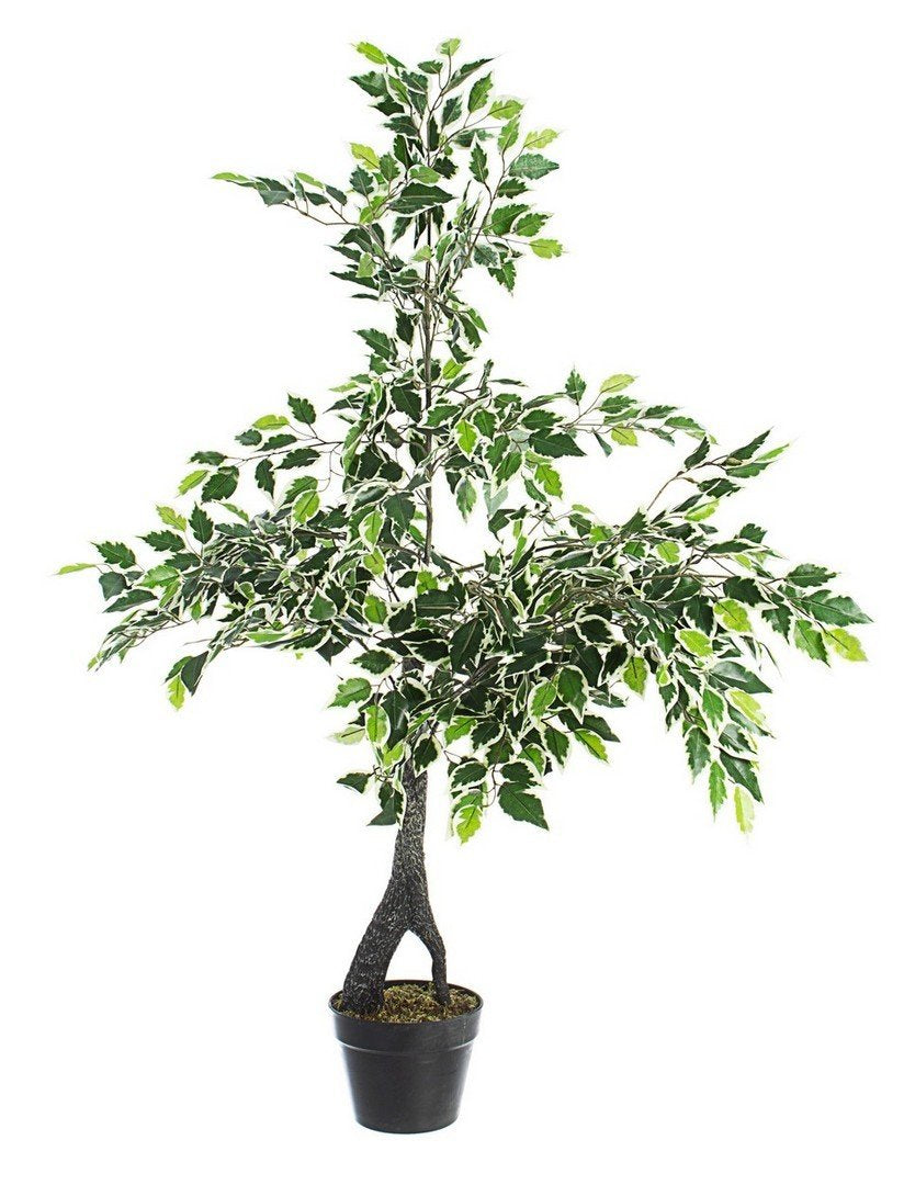 VARIEGATED FICUS zöld műanyag (pe) művirág