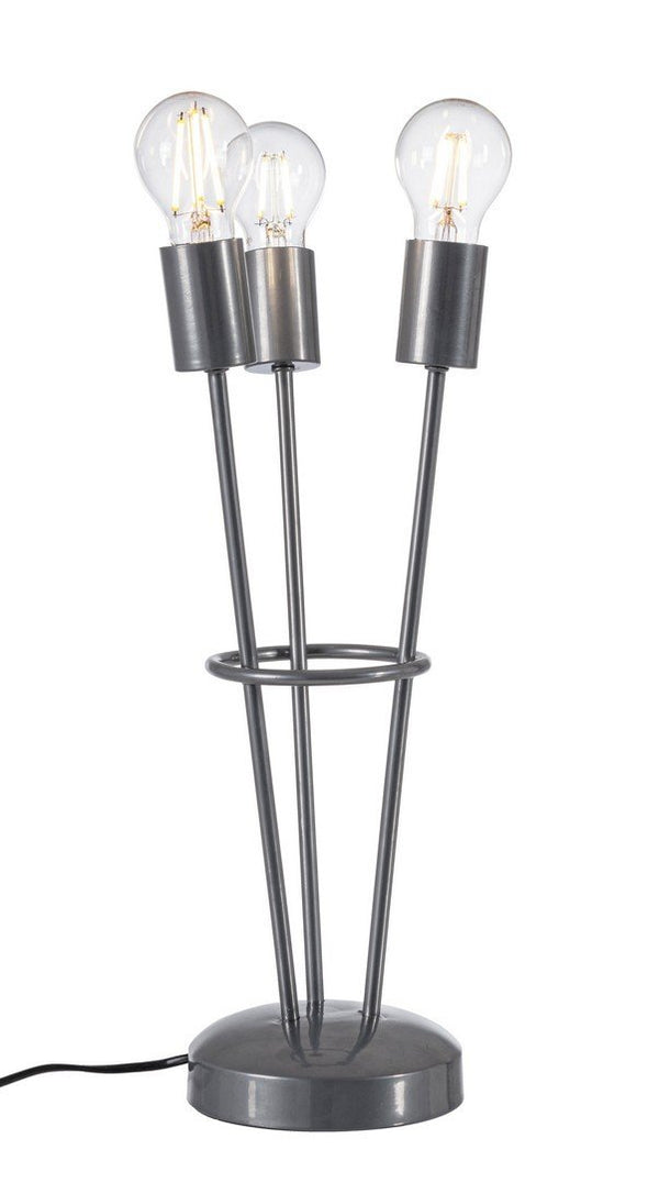 TORCH ezüst acél asztali lámpa - DODO | Designban Otthon