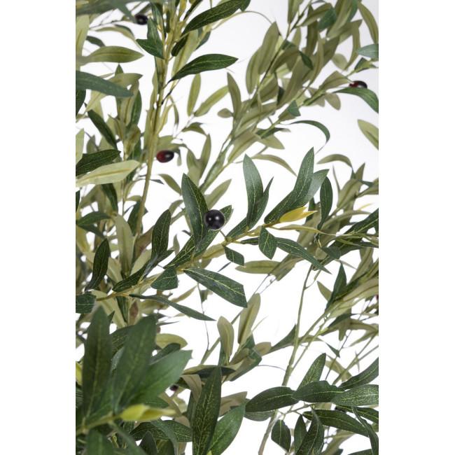 OLIVE zöld műanyag művirág