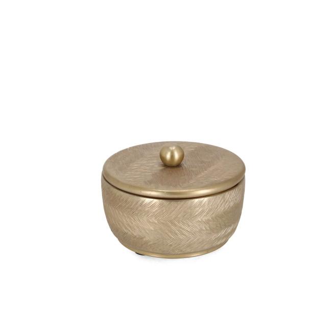 CLAMP taupe fém gyertya