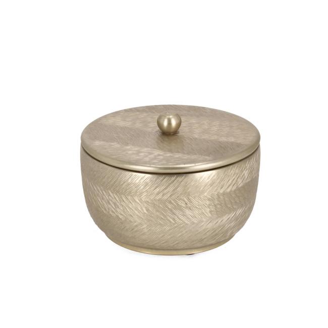 CLAMP taupe fém gyertya