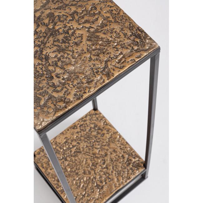 MYSORE ezüst alumínium dohányzóasztal